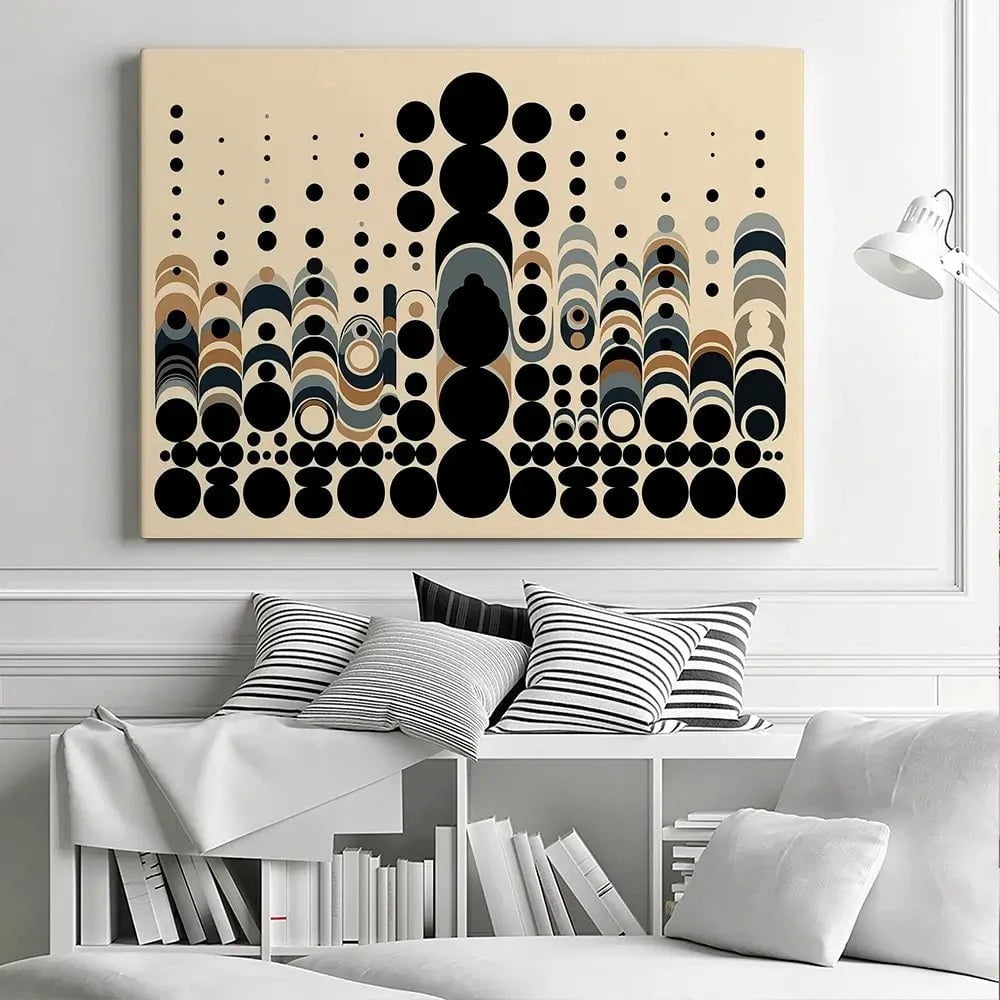 Circle Symphony Canvas Print Circle Symphony Canvas Print wall art product P & M Print Gallery