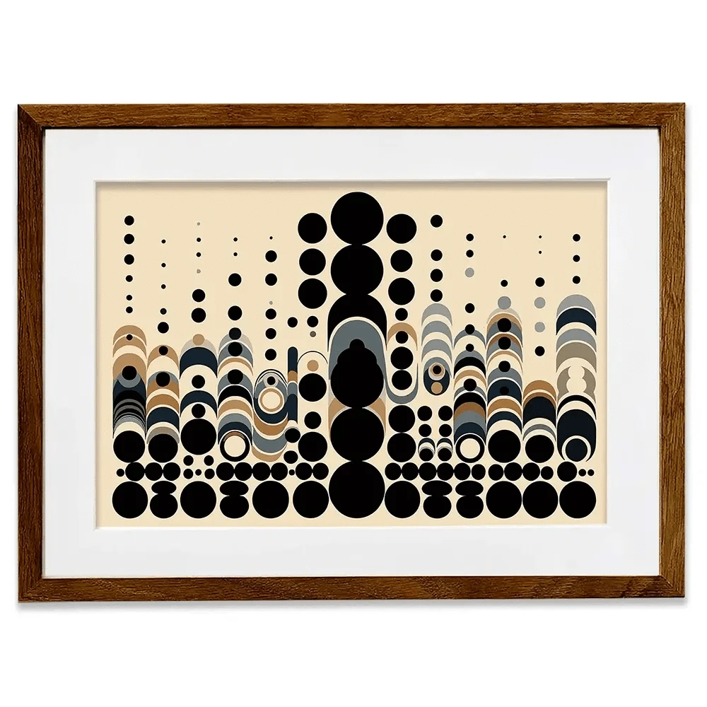 Circle Symphony Framed Art Print Circle Symphony Framed Art Print wall art product P & M Print Gallery