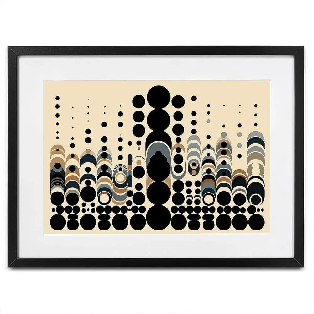 Circle Symphony Framed Art Print Circle Symphony Framed Art Print wall art product P & M Print Gallery
