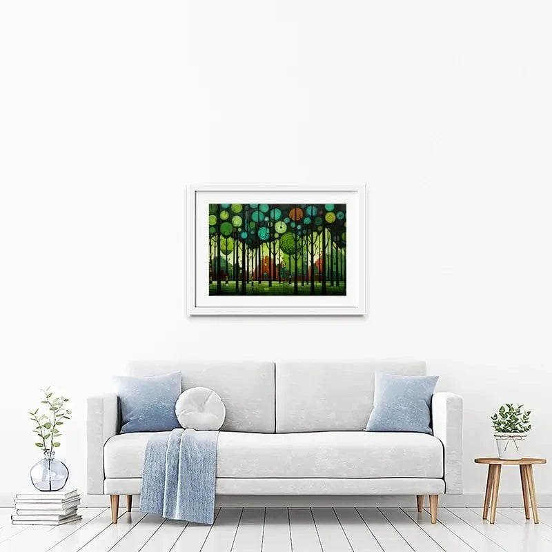 Circular Forest Framed Art Print Circular Forest Framed Art Print wall art product David Alexander Elder