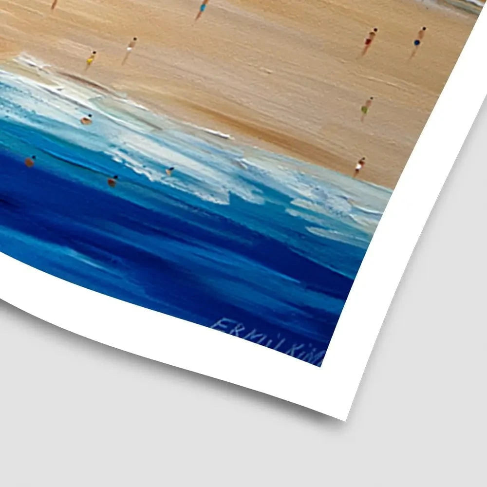 City Beach Art Print City Beach Art Print wall art product Ekaterina Ermilkina