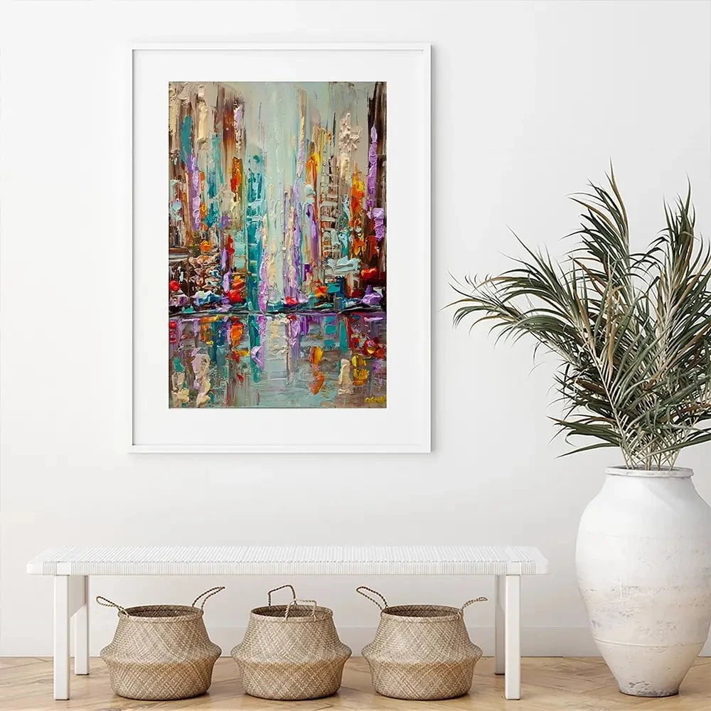 City Carnival Framed Art Print City Carnival Framed Art Print wall art product Osnat Tzadok