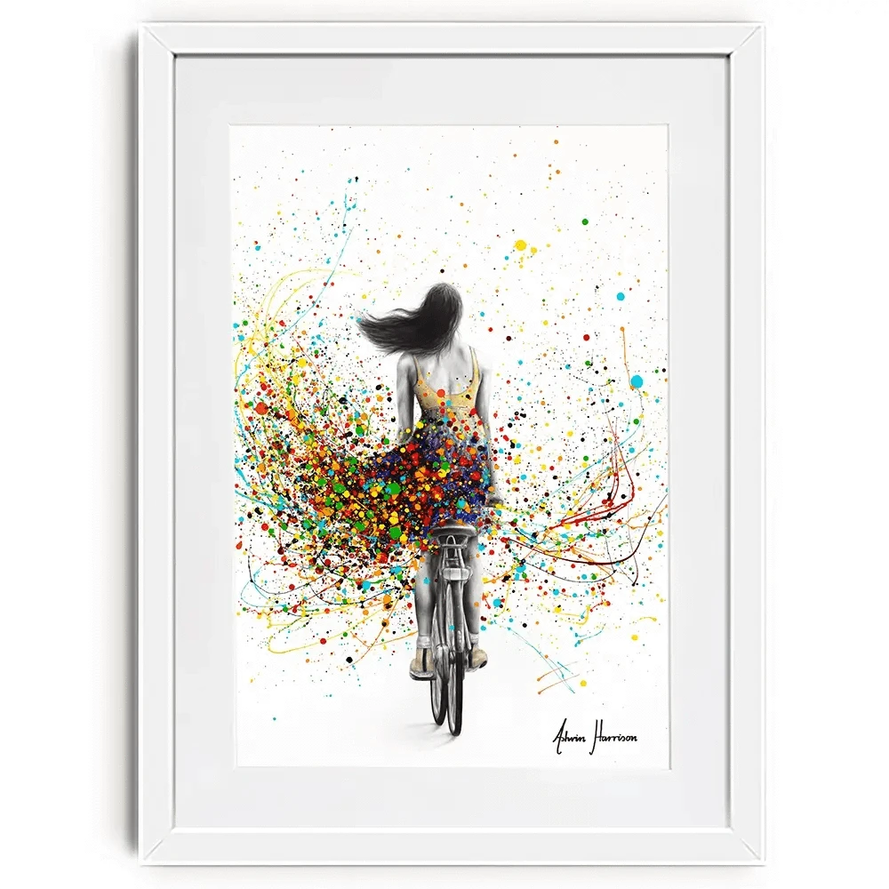 City Cycle Framed Art Print City Cycle Framed Art Print wall art product Ashvin Harrison