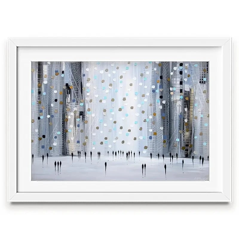 City Framed Art Print City Framed Art Print wall art product Ekaterina Ermilkina
