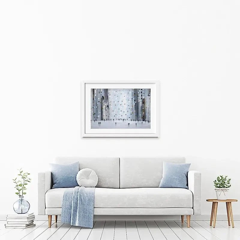 City Framed Art Print City Framed Art Print wall art product Ekaterina Ermilkina