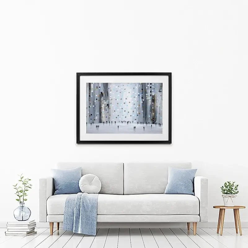 City Framed Art Print City Framed Art Print wall art product Ekaterina Ermilkina