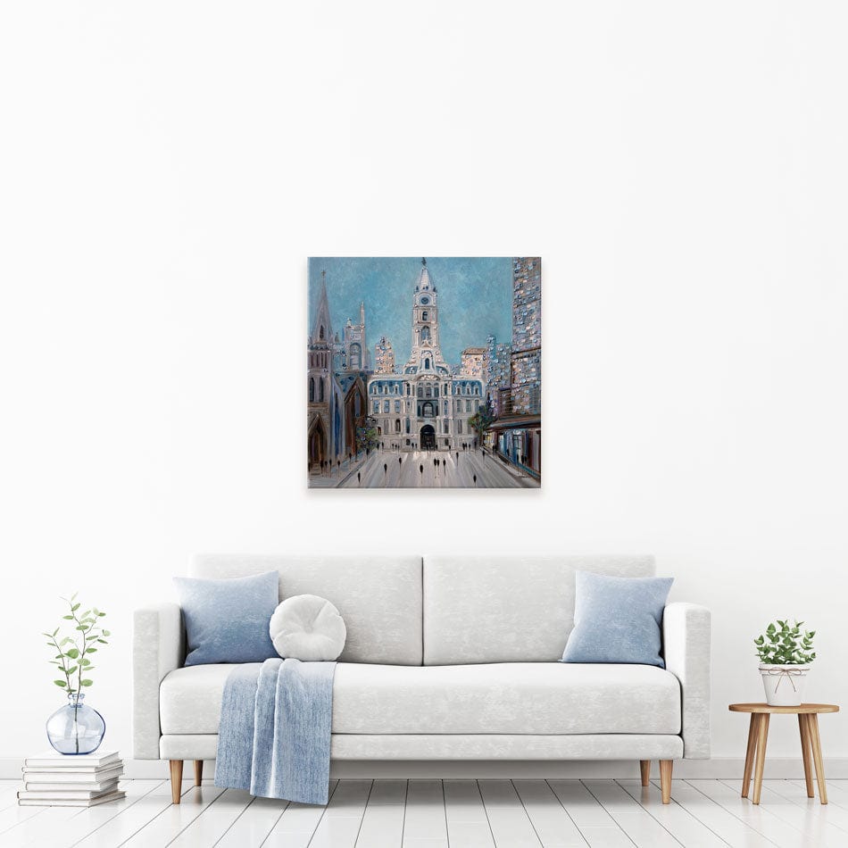 City Hall Philly Canvas Print wall art product Ekaterina Ermilkina / Independent