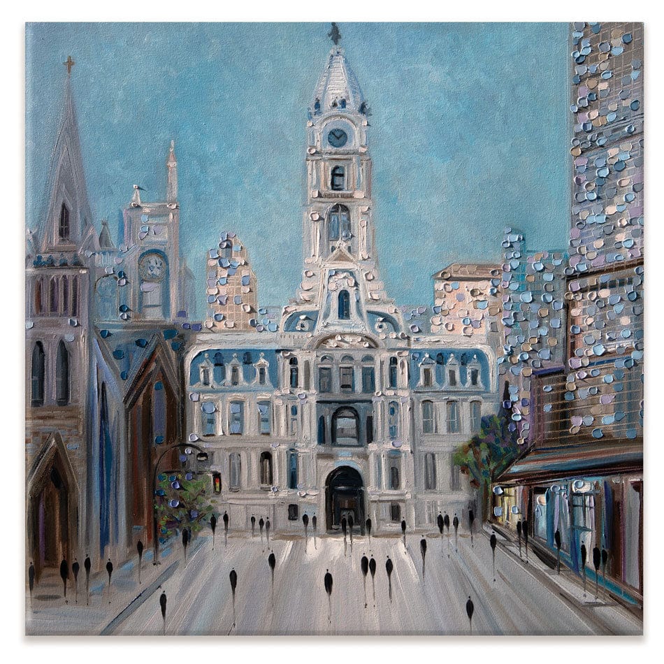 City Hall Philly Canvas Print wall art product Ekaterina Ermilkina / Independent
