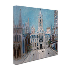 City Hall Philly Canvas Print wall art product Ekaterina Ermilkina / Independent