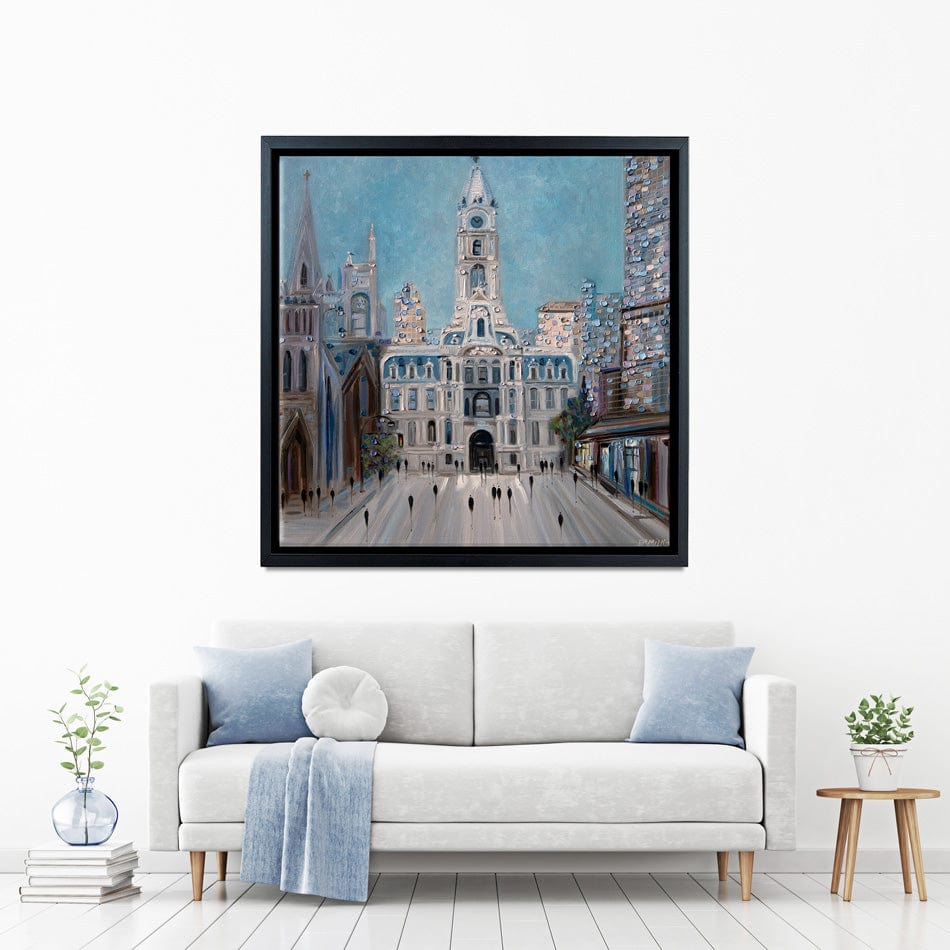 City Hall Philly Canvas Print wall art product Ekaterina Ermilkina / Independent