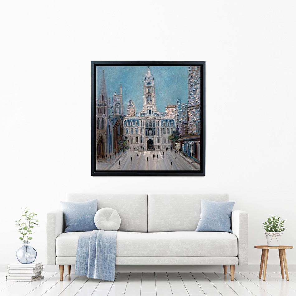 City Hall Philly Canvas Print wall art product Ekaterina Ermilkina / Independent