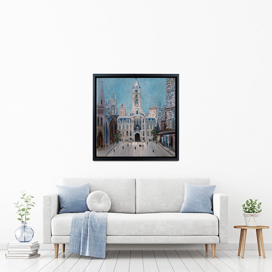 City Hall Philly Canvas Print wall art product Ekaterina Ermilkina / Independent