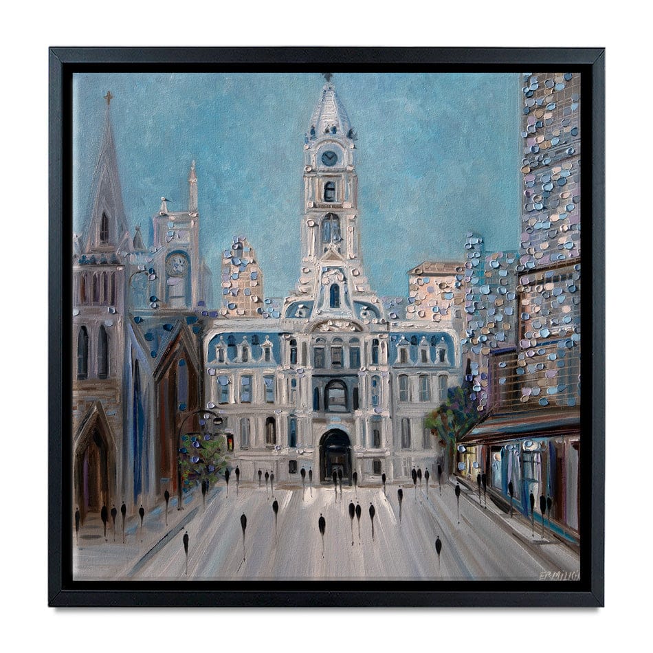 City Hall Philly Canvas Print wall art product Ekaterina Ermilkina / Independent