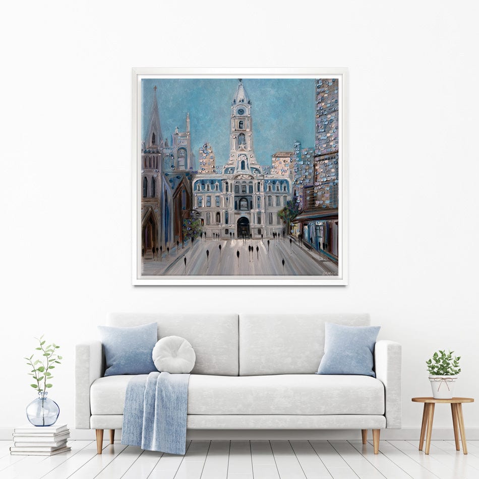 City Hall Philly Canvas Print wall art product Ekaterina Ermilkina / Independent