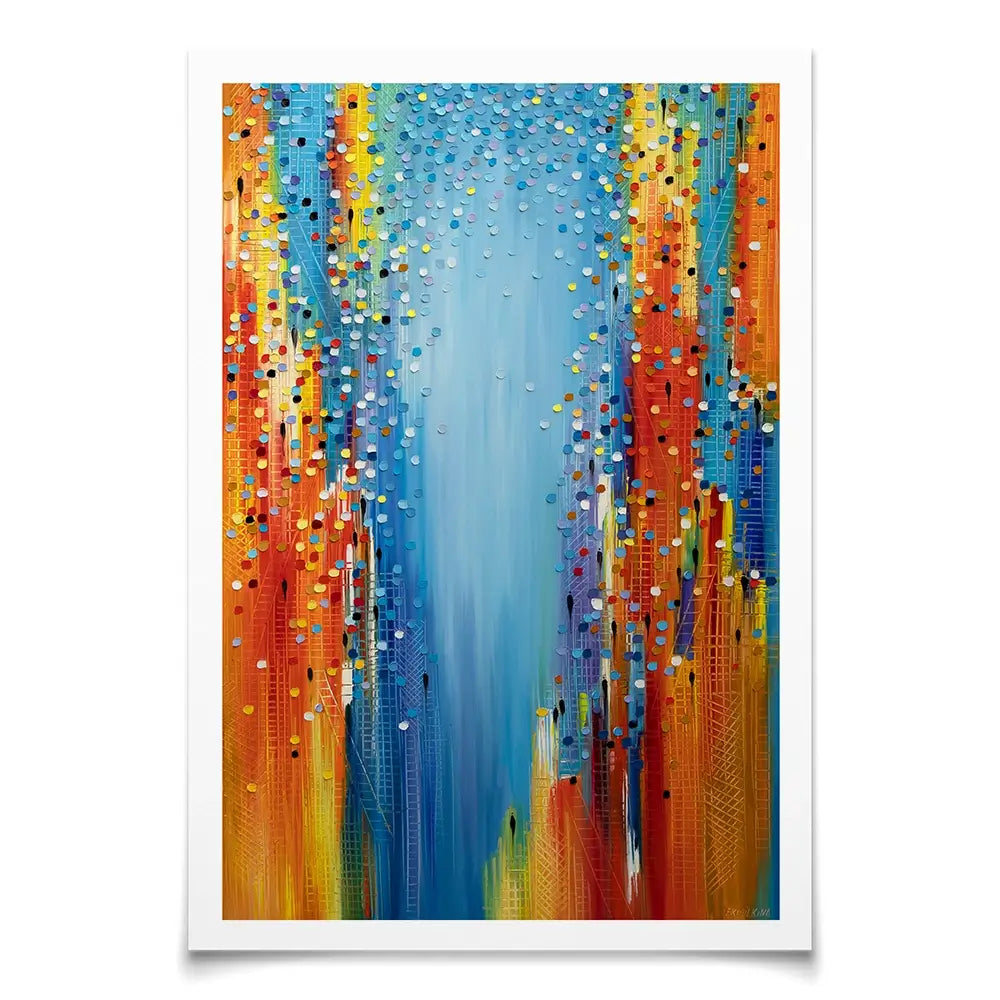 City In Motion Art Print City In Motion Art Print wall art product Ekaterina Ermilkina