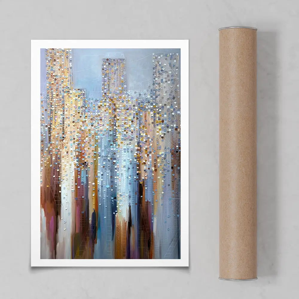 City In The Clouds Art Print City In The Clouds Art Print wall art product Ekaterina Ermilkina