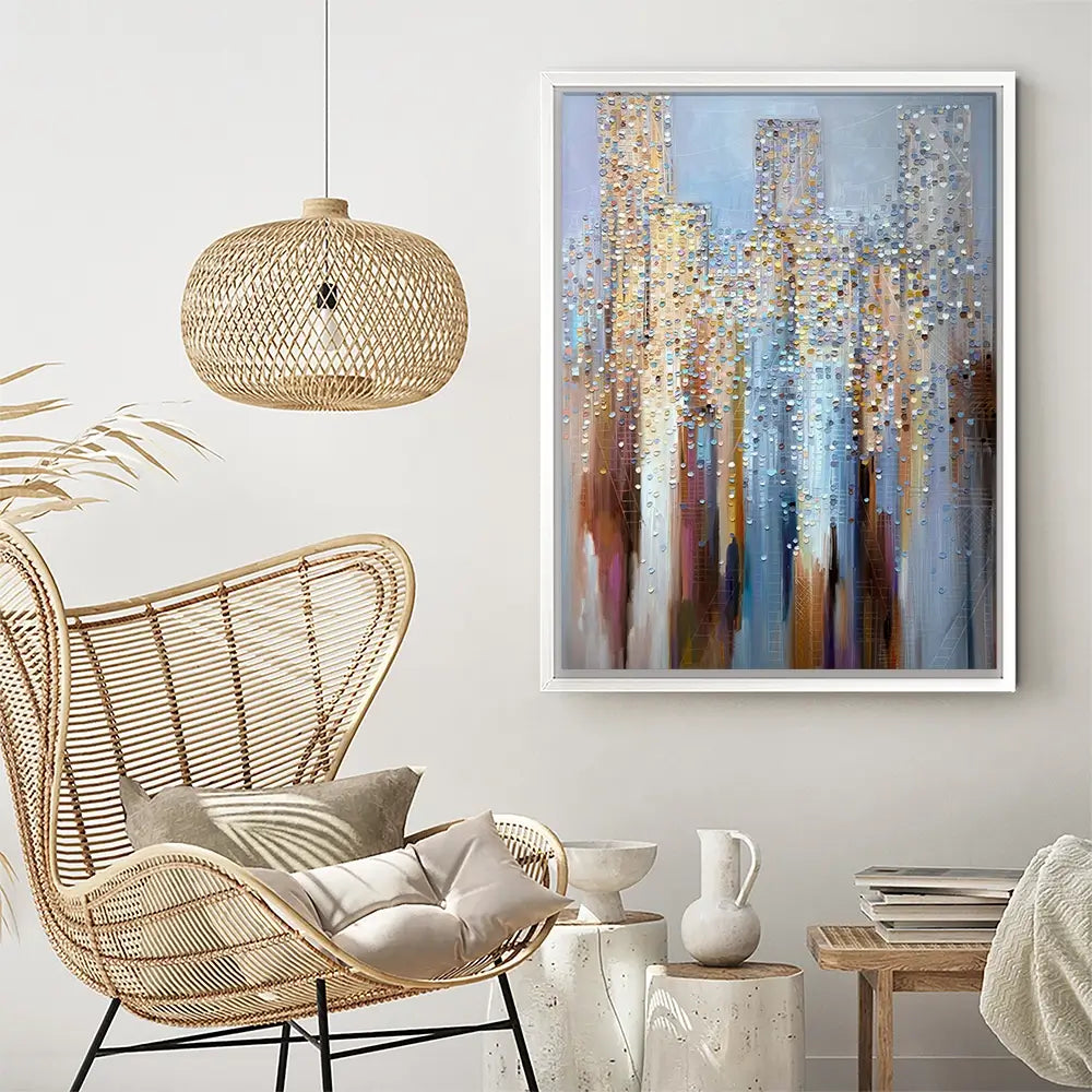 City In The Clouds Canvas Print City In The Clouds Canvas Print wall art product Ekaterina Ermilkina