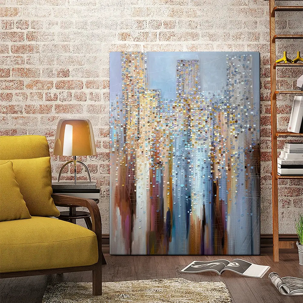 City In The Clouds Canvas Print City In The Clouds Canvas Print wall art product Ekaterina Ermilkina