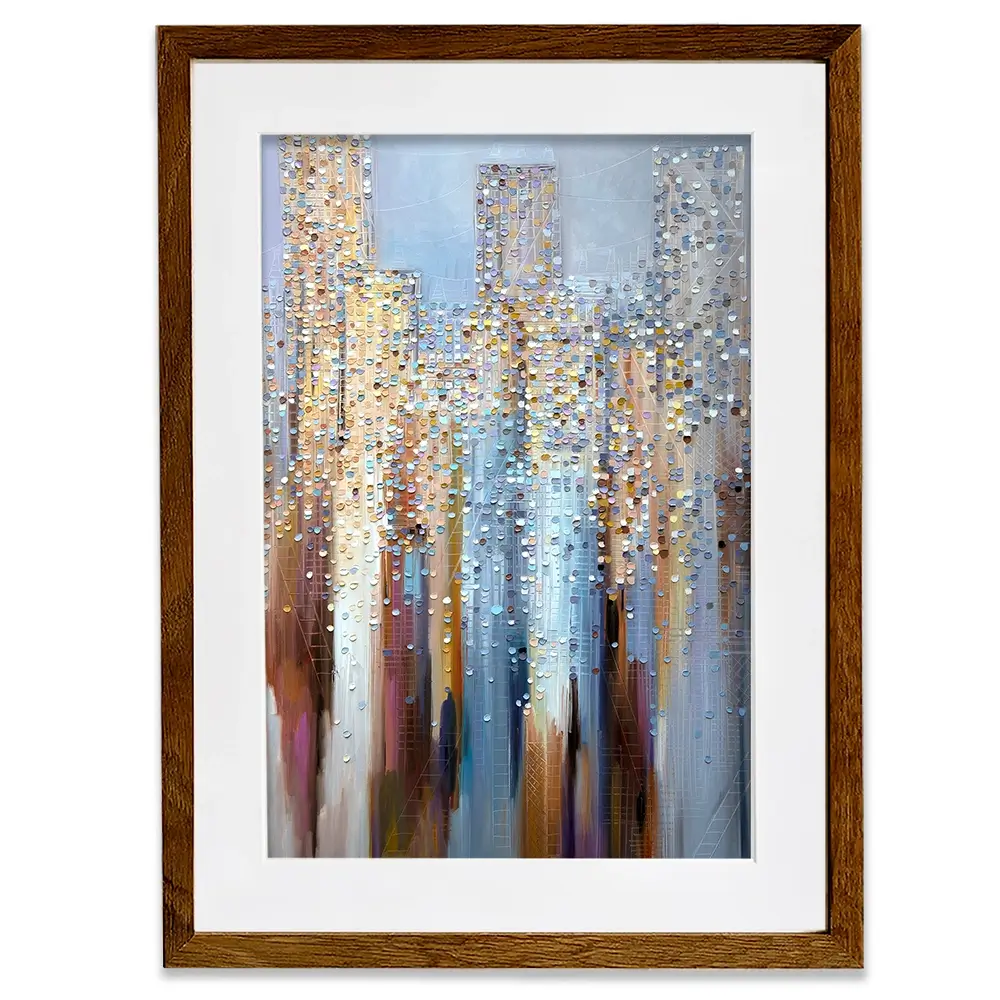 City In The Clouds Framed Art Print City In The Clouds Framed Art Print wall art product Ekaterina Ermilkina
