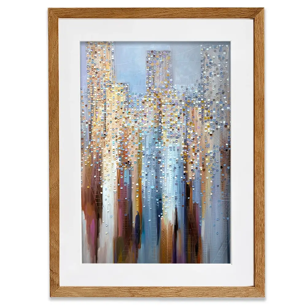 City In The Clouds Framed Art Print City In The Clouds Framed Art Print wall art product Ekaterina Ermilkina