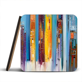 City Inspiration Coaster Set City Inspiration Coaster Set wall art product Ekaterina Ermilkina