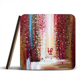 City Love Coaster Set City Love Coaster Set wall art product Ekaterina Ermilkina