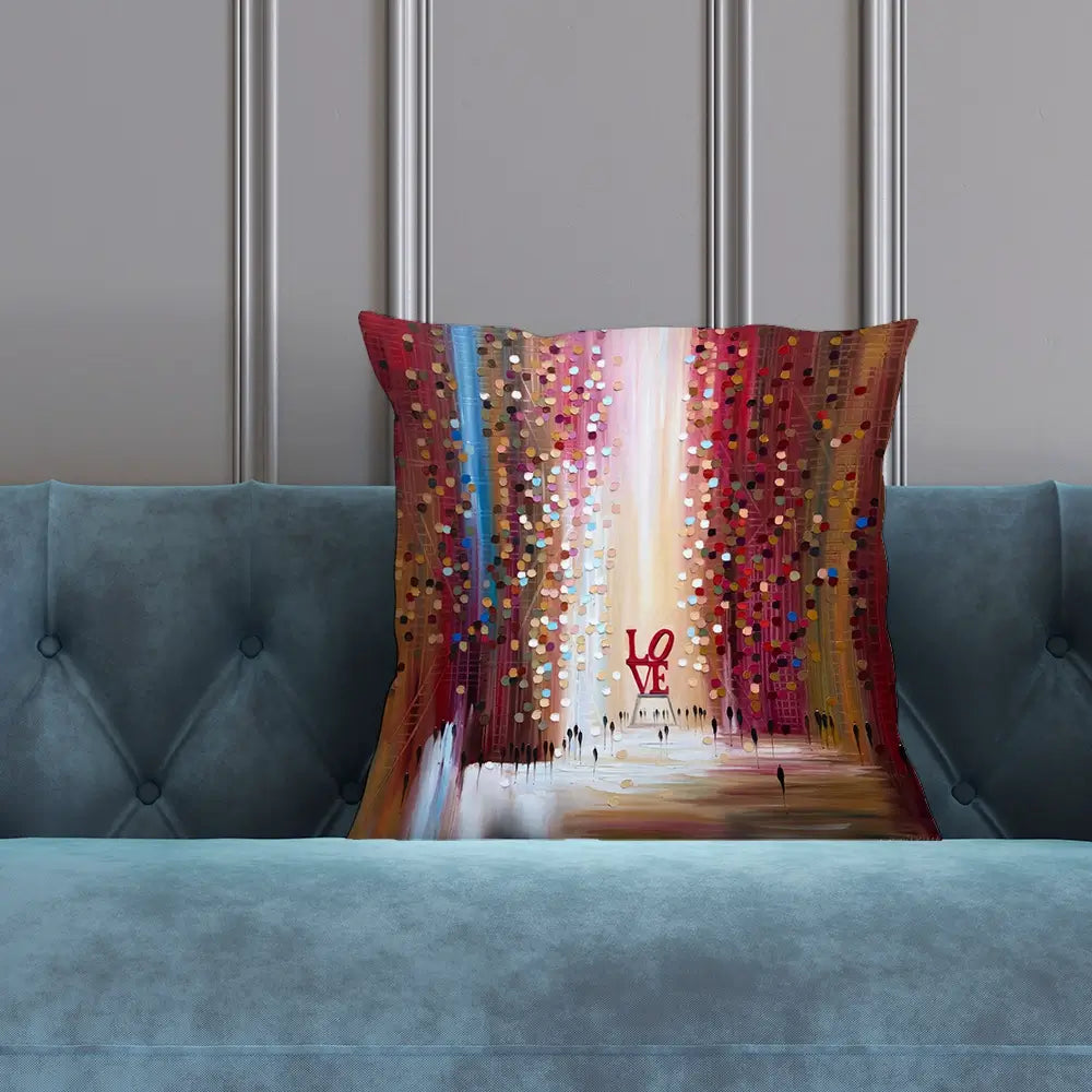 City Love Cushion City Love Cushion wall art product Ekaterina Ermilkina