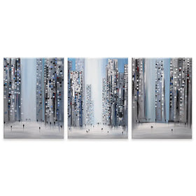 City Pulse Trio Canvas Print City Pulse Trio Canvas Print wall art product Ekaterina Ermilkina