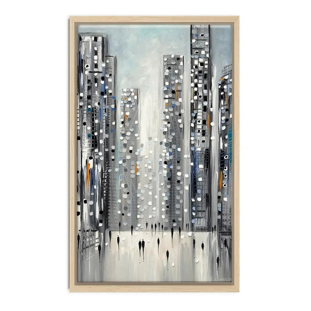 City Reflections Canvas Print City Reflections Canvas Print wall art product Ekaterina Ermilkina