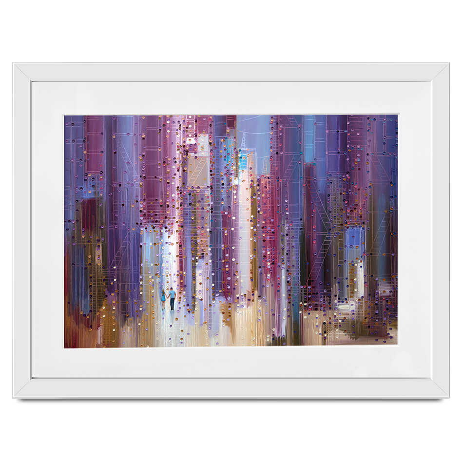 City Romance Framed Art Print City Romance Framed Art Print wall art product Ekaterina Ermilkina