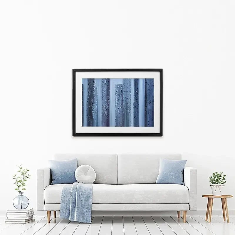 City Shades Of Mind Framed Art Print City Shades Of Mind Framed Art Print wall art product Ekaterina Ermilkina