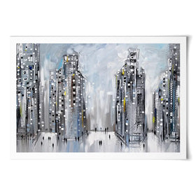 City Street Scene Art Print City Street Scene Art Print wall art product Ekaterina Ermilkina