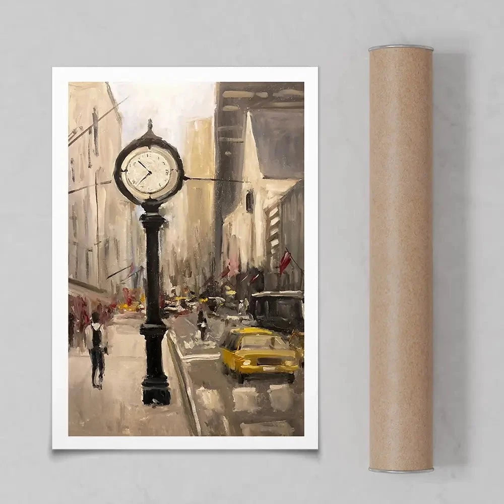 City Time Art Print City Time Art Print wall art product Allayn Stevens