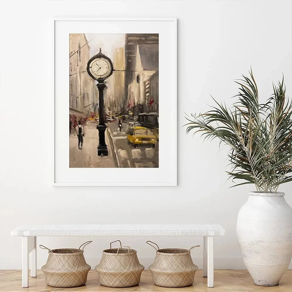 City Time Framed Art Print City Time Framed Art Print wall art product Allayn Stevens