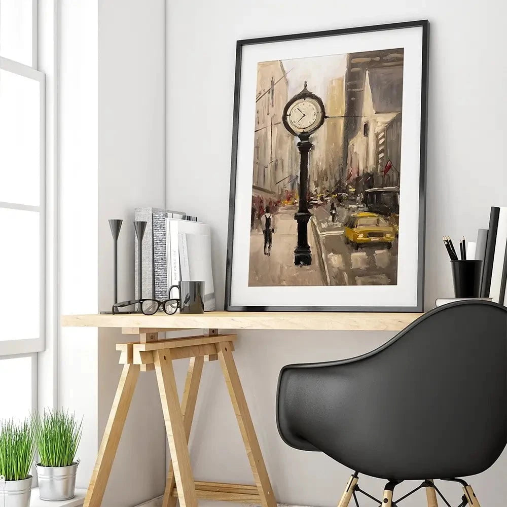 City Time Framed Art Print City Time Framed Art Print wall art product Allayn Stevens