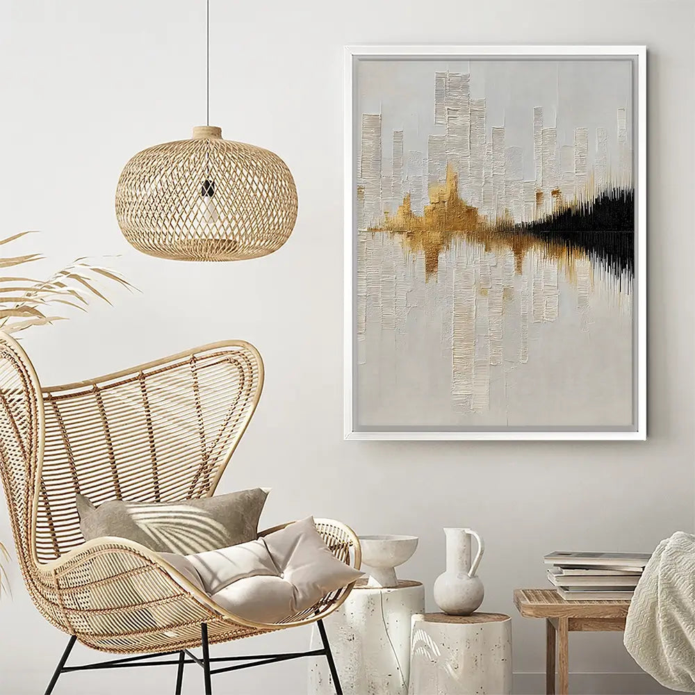 City View Afar Canvas Print City View Afar Canvas Print wall art product LSR Design Studio - Independent