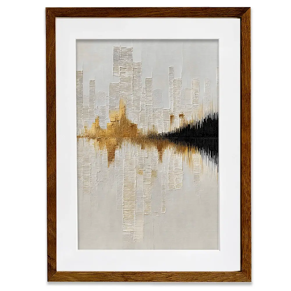 City View Afar Framed Art Print City View Afar Framed Art Print wall art product LSR Design Studio - Independent
