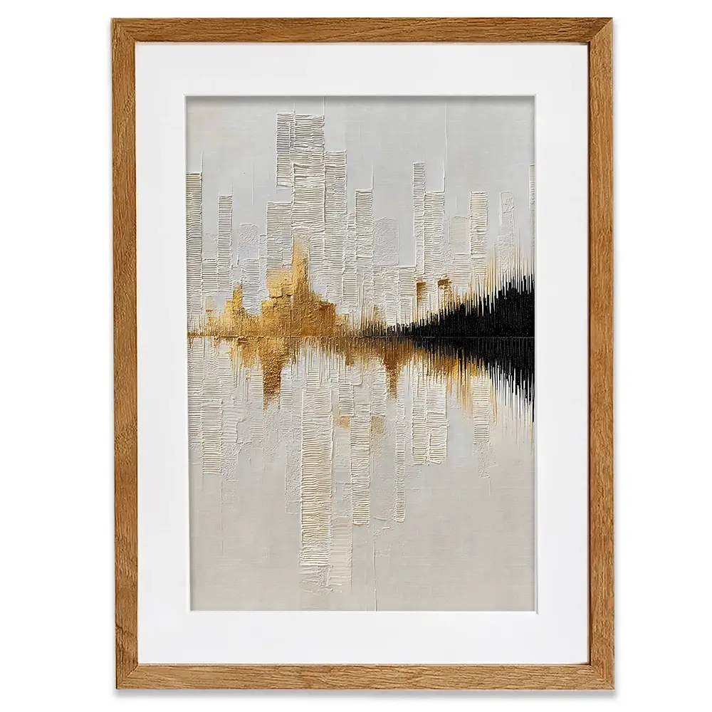 City View Afar Framed Art Print City View Afar Framed Art Print wall art product LSR Design Studio - Independent