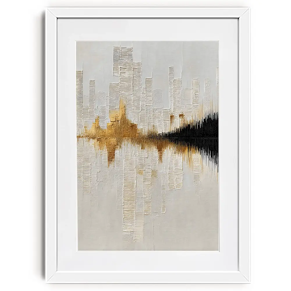 City View Afar Framed Art Print City View Afar Framed Art Print wall art product LSR Design Studio - Independent