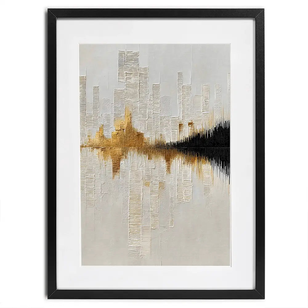 City View Afar Framed Art Print City View Afar Framed Art Print wall art product LSR Design Studio - Independent