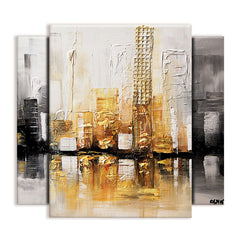 City View Trio Canvas Print wall art product Osnat Tzadok