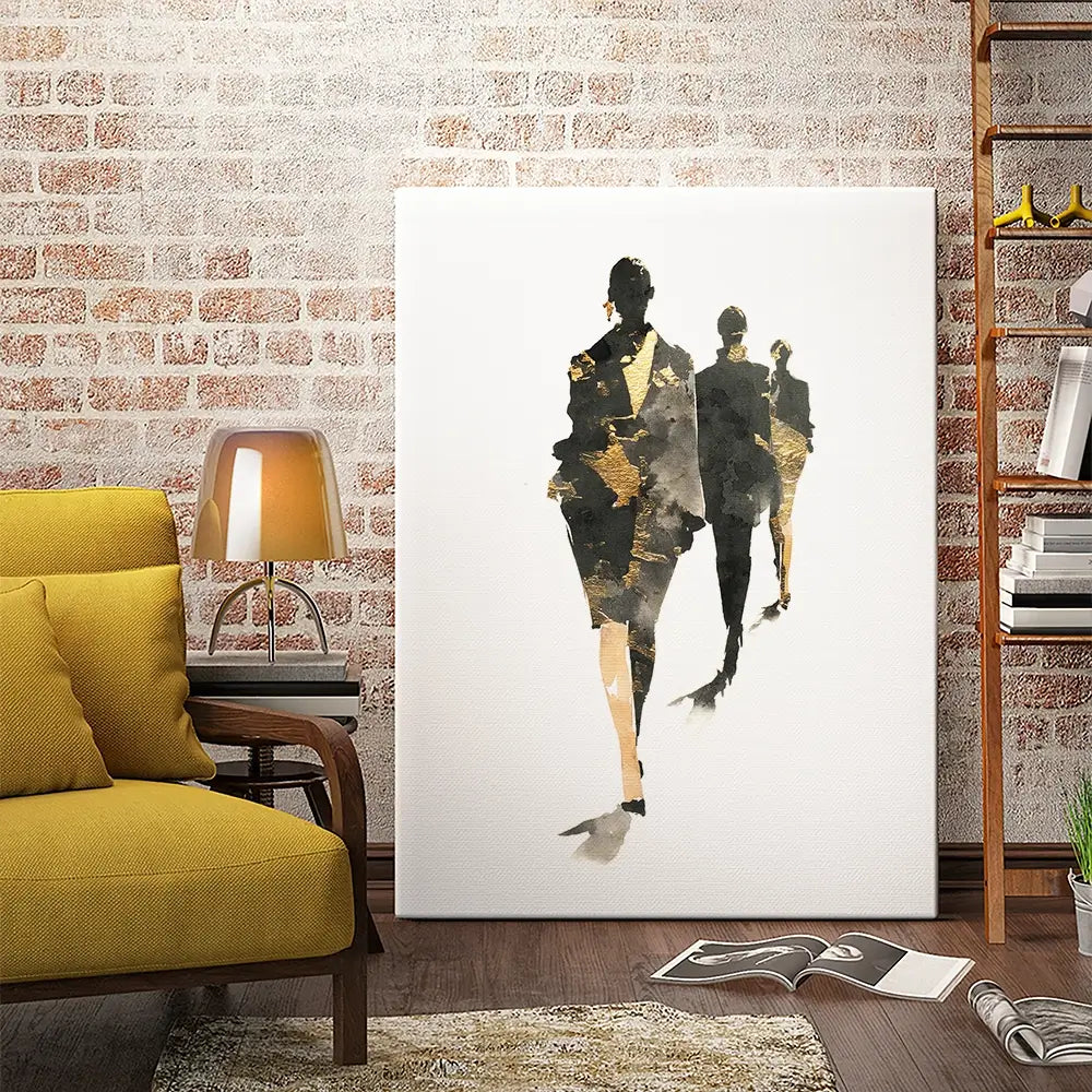 City Walkers Canvas Print City Walkers Canvas Print wall art product Svetlana Aleynikova