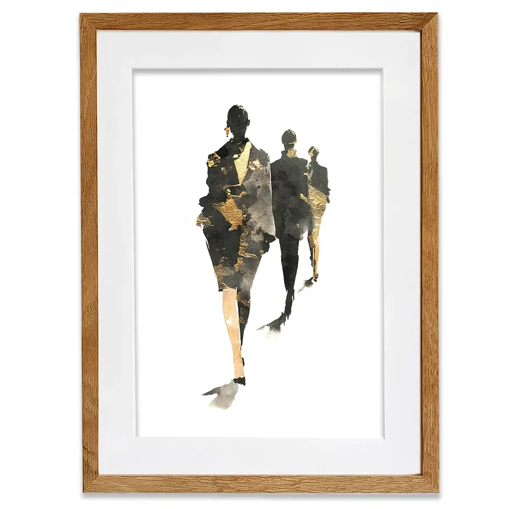 City Walkers Framed Art Print City Walkers Framed Art Print wall art product Svetlana Aleynikova