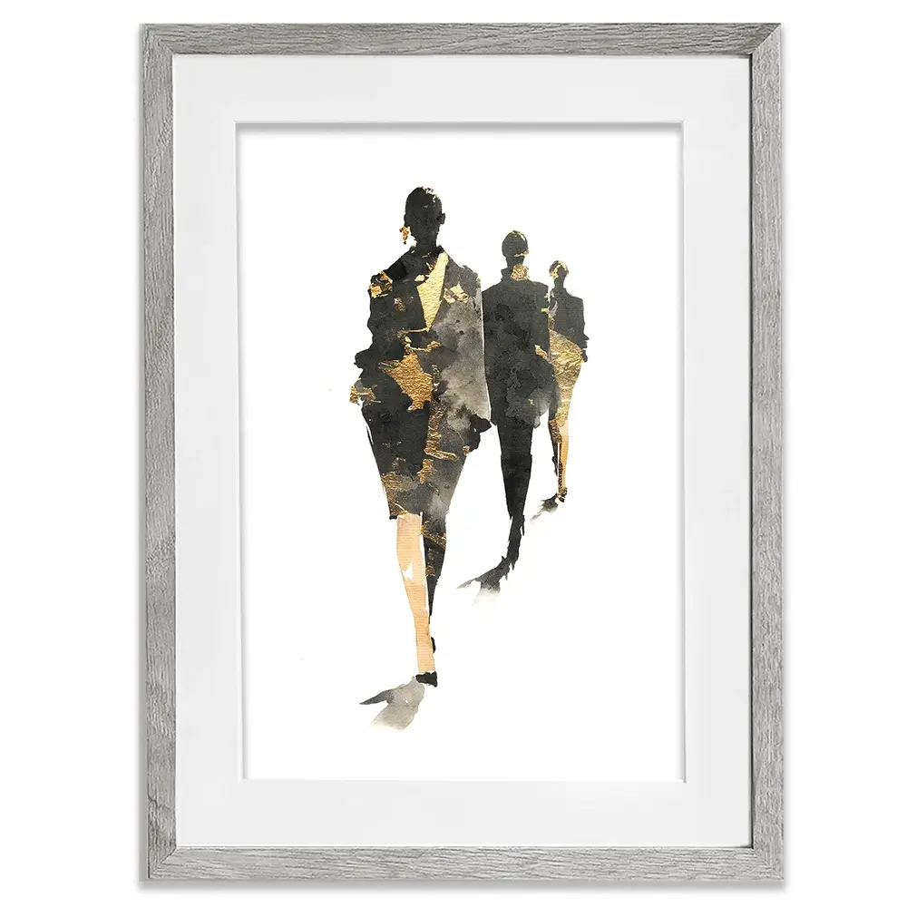 City Walkers Framed Art Print City Walkers Framed Art Print wall art product Svetlana Aleynikova
