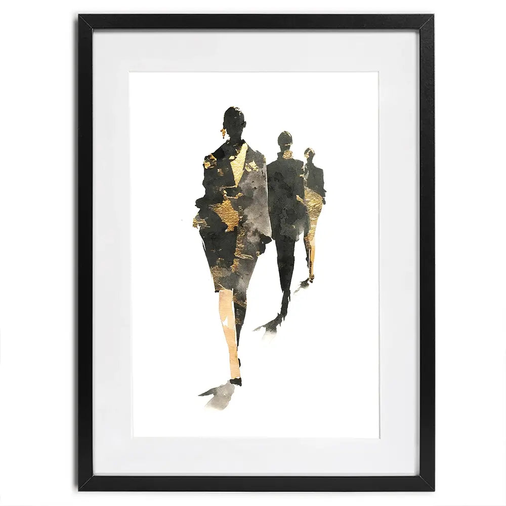 City Walkers Framed Art Print City Walkers Framed Art Print wall art product Svetlana Aleynikova