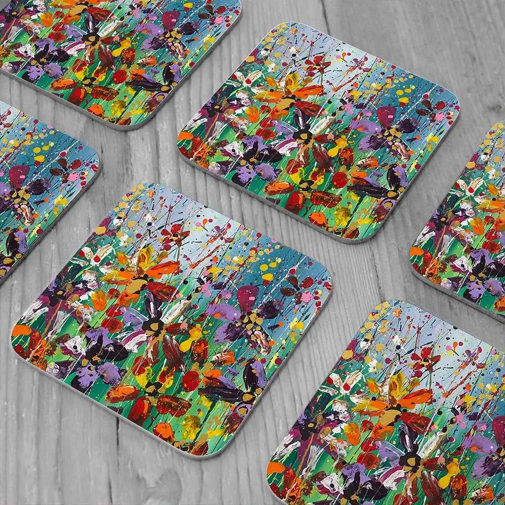 Clara Coaster Set Clara Coaster Set wall art product Scarlet Sky Studio