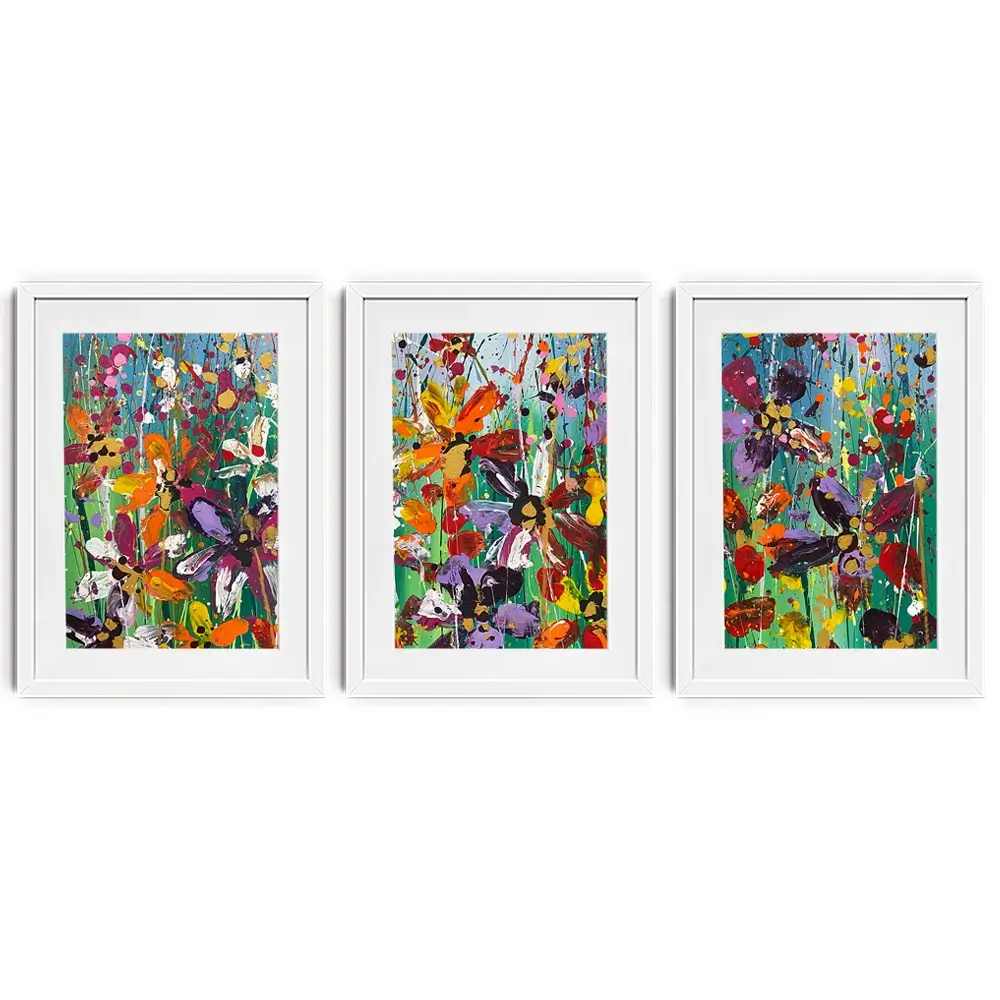Clara Framed Art Print Trio Clara Framed Art Print Trio wall art product Scarlet Sky Studio