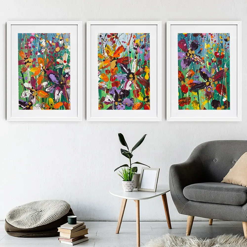 Clara Framed Art Print Trio Clara Framed Art Print Trio wall art product Scarlet Sky Studio