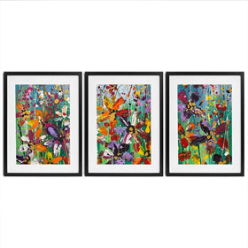 Clara Framed Art Print Trio Clara Framed Art Print Trio wall art product Scarlet Sky Studio