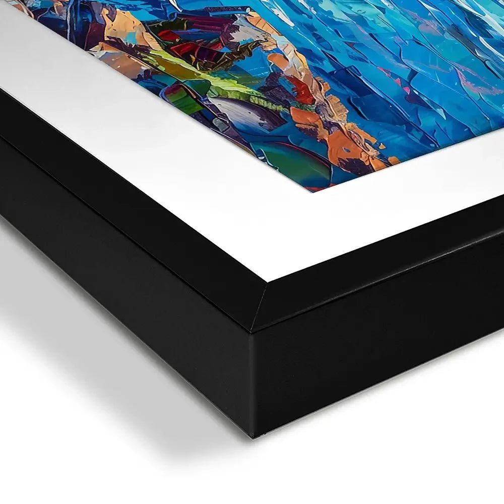 Cliffs Framed Art Print Cliffs Framed Art Print wall art product LSR Design Studio - Independent